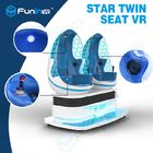 নীল রঙের মুদ্রা দুটি ডিম 9D VR সিনেমা / VR হেলমেট গেম VR জোন খেলার মাঠ জন্য সিমুলেটর Arcade