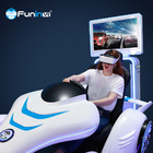 FuninVR 9d আর্কেড গেম মেশিন VR রেসিং কার VR মারিও কার্ট সাদা সঙ্গে সিমুলেটর
