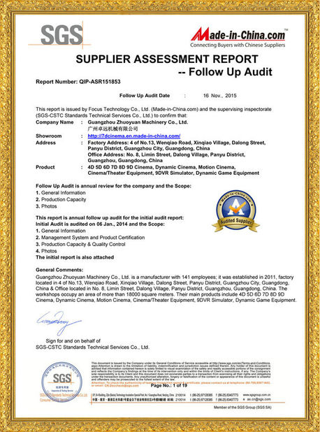 চীন Zhuoyuan Co.,Ltd সার্টিফিকেশন