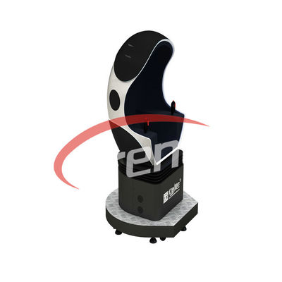 কালো মিনি ডায়নামিক 9 ডি ভার্চুয়াল রিয়ালিটি সিমুলেটর, 1080 পি এইচডি ফ্রি ভিশন 9 ডি অ্যাকশন সিনেমা