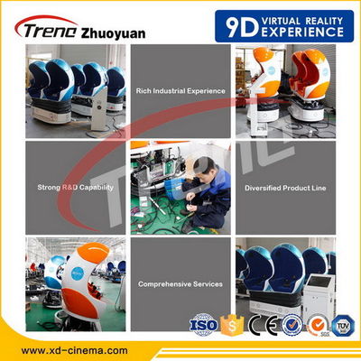 চিত্তবিনোদন রোলের কাস্টার 9 ডি ভার্চুয়াল বাস্তবতা সিমুলেটর অটো শো জন্য ছয় আসন