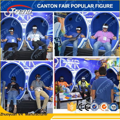 ইন্টারেক্টিভ 9 ডি ভার্চুয়াল রিয়ালিটি সিনেমার 3 সিট 360 ডিগ্রী এগার 6 বিশেষ ডায়নামিক প্রভাব