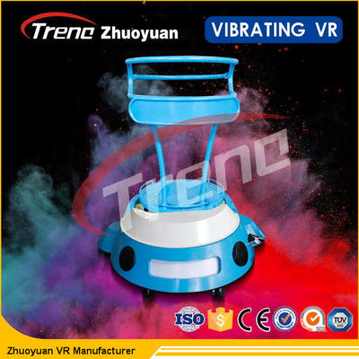 1080P 9D গতি ইলেকট্রিক প্ল্যাটফর্ম সঙ্গে Vibrating VR সিমুলেটর স্ট্যান্ডিং