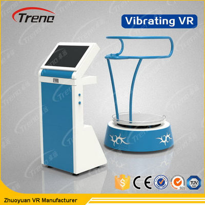1080P 9D গতি ইলেকট্রিক প্ল্যাটফর্ম সঙ্গে Vibrating VR সিমুলেটর স্ট্যান্ডিং