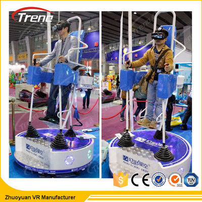 থিম পার্ক ওকলাস রিফ্ট কেনার জন্য কেনাকাটা ভিআর সিমুলেটর দাঁড়ানো