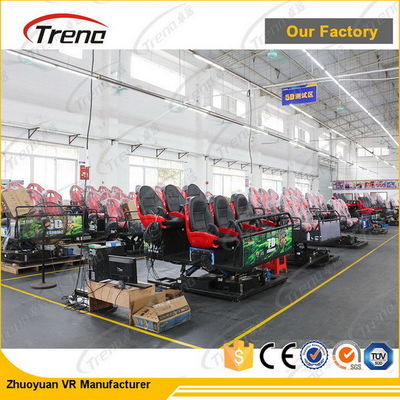 মোজিল ডিজিটাল কন্ট্রোল 7 ডি মুভি থিয়েটার 4 টি আসন / 6 সিটস হাইড্রোলিক সিস্টেম