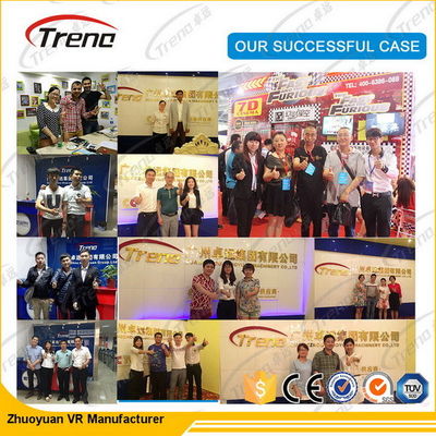 6 ডোফ ইলেকট্রিক প্ল্যাটফর্মের সাথে কেনাকাটা মলের ইন্টারঅ্যাক্টিভ মোশন 7 ডি মুভি থিয়েটার