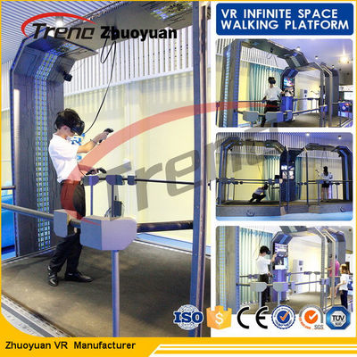 শপিং মল জন্য ভার্চুয়াল বাস্তবতা সিমুলেটর 360 ° হেড ট্র্যাকিং চলমান শুটিং