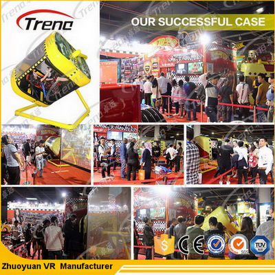 360 ডিগ্রী 3 ডি ভি.আর গ্লাসের সাথে মোশন সীট ভিডিও গেম ভিআর ফ্লাইট সিমুলেটর