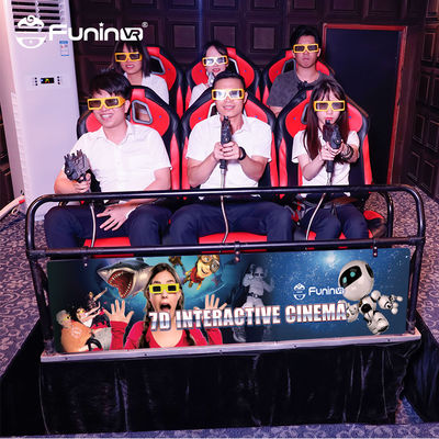 হাইড্রোলিক 8D ভার্চুয়াল রিয়েলিটি গেম মেশিন থিম পার্ক Vr 7D 5D সিনেমা