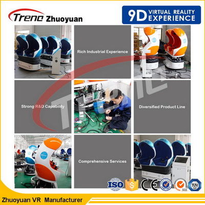 ভিওআর গেমস 220V সহ কেনাকাটা মাল তিন আসন 9 ডি ভার্চুয়াল ওয়ার্ল্ড সিমুলেটর