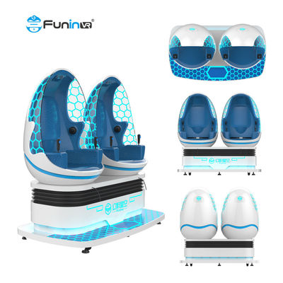 2 সিট 9D VR চেয়ার ভার্চুয়াল রিয়েলিটি সিট কিডস থিম পার্ক 550KG