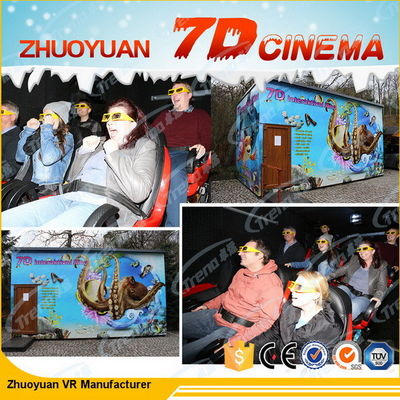 70 PCS 5D Movies + 7 PCS 7D Shooting Games Accurated Platform 5D Cinema With Special Effects