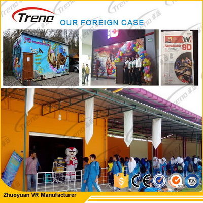 থিম পার্ক জন্য বিশেষ প্রভাব 5D সিনেমা ভার্চুয়াল বাস্তবতা ড্রাইভিং সিমুলেটর