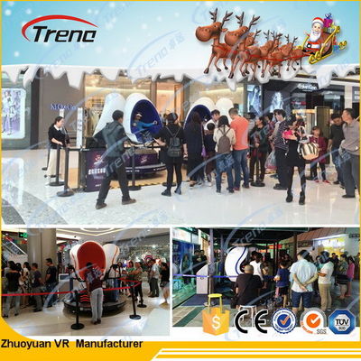 220 ভি ভার্চুয়াল রিয়ালিটি ডাবল 9 ডি অ্যাকশন সিনেমাস একক / ট্রিপল / ডাবল যাত্রী সিই