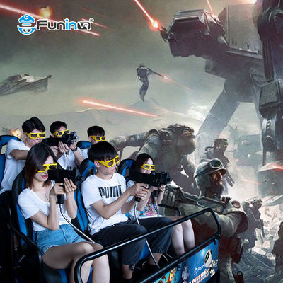 রেসিং কার মুভির জন্য অ্যামিউজমেন্ট পার্ক 5D মোশন সিনেমা 500kg ক্ষমতা