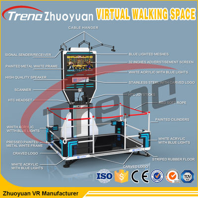 ভিআর অসীম স্পেস ভার্চুয়াল রিয়ালিটি হাঁটা প্ল্যাটফর্ম 360 ° মাল্টি সেন্টার জন্য একক প্লেয়ার