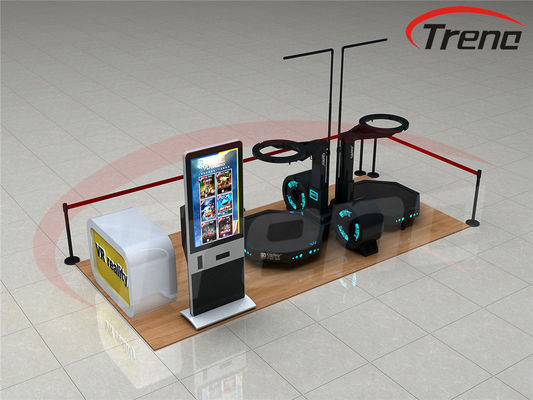 360 ডিগ্রি চলমান আন্দোলন ট্রেডমিল 9D VR Walker হেডসেট 360 ডিগ্রী দৃষ্টি সিমুলেটর