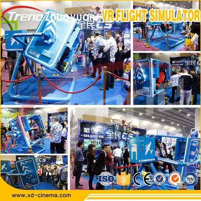 720 Degree VR Flight Simulator With Full Digital Servo System Easy Operation
