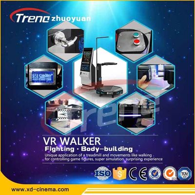 9 ডি ভার্চুয়াল বাস্তবতা ট্রেন্ডমিল বিনোদন পার্ক সরঞ্জাম ফিটনেস প্রভাব সঙ্গে ক্রীড়া