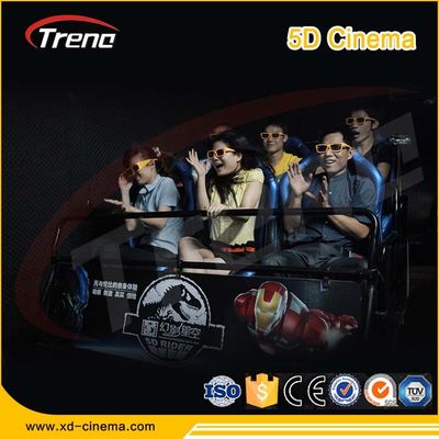 6 / 9 / 12 Seats 7d Cinema System 6 Dof Platform Large 7d Theater Equipment