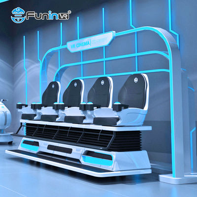 স্থায়িত্ব গতিশীল আসন সহ ভিআর সিনেমা ইন্টারেক্টিভ গেমপ্লে বাস্তববাদী প্রভাব