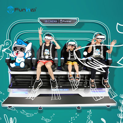 মোশন সিট ভার্চুয়াল রিয়েলিটি সিনেমা সিমুলেটর / ভিআর বিনোদন পার্ক কম্বো ইমারসিভ থ্রিলস