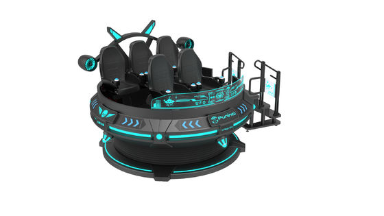 বিনোদন 55 ইঞ্চি স্ক্রিন 9 ডি ভিআর চেয়ার AC220V 5 আসন