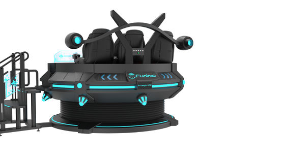 বিনোদন 55 ইঞ্চি স্ক্রিন 9 ডি ভিআর চেয়ার AC220V 5 আসন