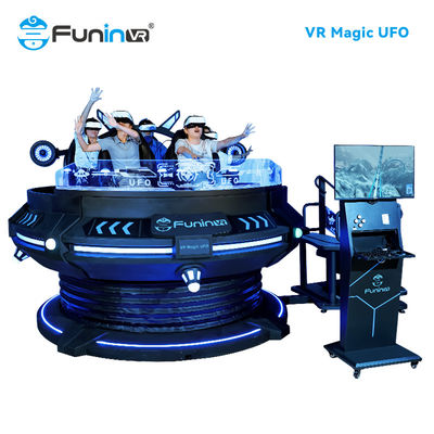 অ্যাডভেঞ্চার 9 ডি ভিআর সিমুলেটর 360 ডিগ্রি ঘূর্ণন মাল্টিপ্লেয়ার 1.2KW