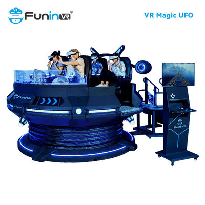 অ্যাডভেঞ্চার 9 ডি ভিআর সিমুলেটর 360 ডিগ্রি ঘূর্ণন মাল্টিপ্লেয়ার 1.2KW