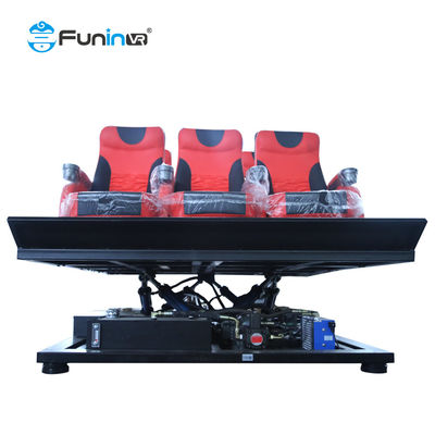 শপিং মল 5 ডি সিনেমা থিয়েটার কাস্টমাইজড স্কয়ার ডিজাইন 9-48 আসনের জন্য 3 মাসিক আপডেট 1 সিনেমা