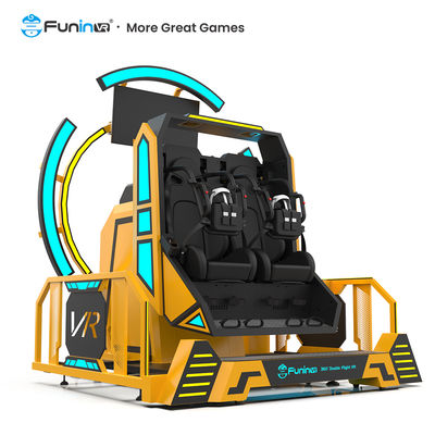 ৩৬০ ডিগ্রি ঘূর্ণন ভিআর ফ্লাইট সিমুলেটর ইমারসিভ রোলার কোস্টার ভিআর আর্ক্যাড গেম মেশিন