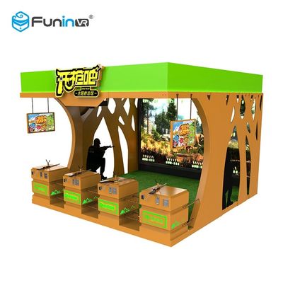 1000W 9D ভার্চুয়াল রিয়ালিটি সিমুলেটর / 2 ডি 3 ডিজিটাল গানের শুটিং গেম মেশিন