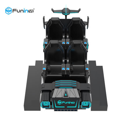 3.8KW 9D ভার্চুয়াল ওয়ার্ল্ড সিমুলেটার ভিআর ইন্টারেক্টিভ শুটিং গেম কিডস জন্য 6 আসন