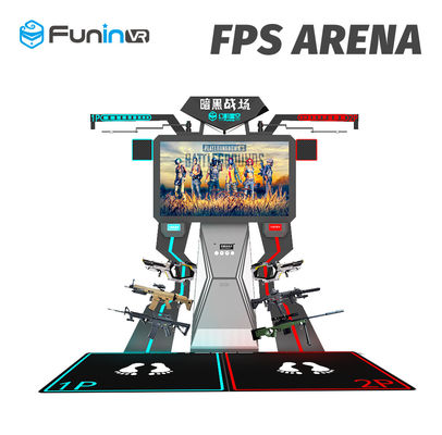 2 খেলোয়াড় ইন্টারেক্টিভ আর্কেড গেম মেশিন FPS Arena 9D ভার্চুয়াল রিয়ালিটি সিনেমা