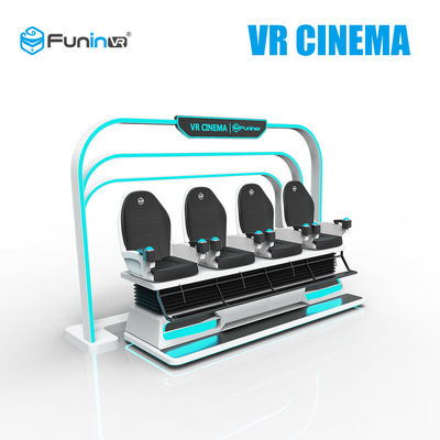 3 কিডব্লিউ 4 প্লেয়ার 9 ডি ভার্চুয়াল রিয়ালিটি সিমুলেটর কিশোর-কিশোরীদের জন্য বৈদ্যুতিক মোশন সিস্টেম সহ