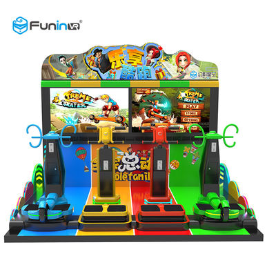 বিনোদনমূলক পার্কের জন্য আকর্ষণীয় শিশু ইন্টারেক্টিভ পার্কুর 9 ডি ভিআর সিমুলেটর