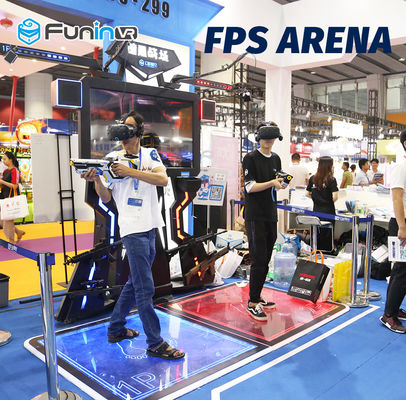 2 জন খেলোয়াড় ভার্চুয়াল বাস্তবতা 9 ডি ভিআর সিনেমা 2009 মিমি * 2710 মিমি * 2522 মিমি শুটিং করছে