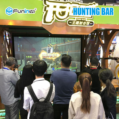 4 জন খেলোয়াড়ের জন্য হলুদ + সবুজ শ্যুটিং ভার্চুয়াল বাস্তবতা 9 ডি ভিআর সিনেমা