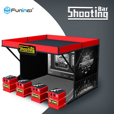 প্রজেক্টর স্ক্রিন শ্যুটিং গেম মেশিন রিয়েল সেন্সের শুটিং শিকার হিরো 4 খেলোয়াড়