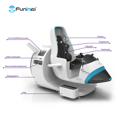 বাণিজ্যিক 9D ভার্চুয়াল রিয়েলিটি সিমুলেটর 360 ফ্লাইট ইনডোর অ্যামিউজমেন্ট পার্ক রাইডস
