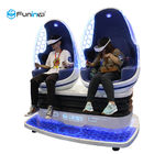 2K Seater / ভার্চুয়াল রিয়ালিটি খেলার জন্য 2.5KW 9D ভিআর সিমুলেটর ডিম আকার আসন